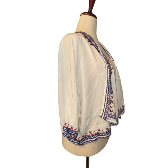 Forever 21 kimono style open shrug crop top size M NWT - Picture 4 of 9